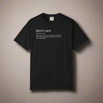 Front Black T-shirt white background