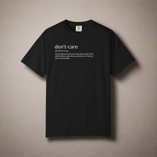 Front Black T-shirt white background