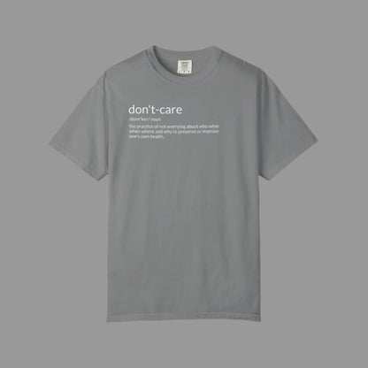 front gray t-shirt on white background