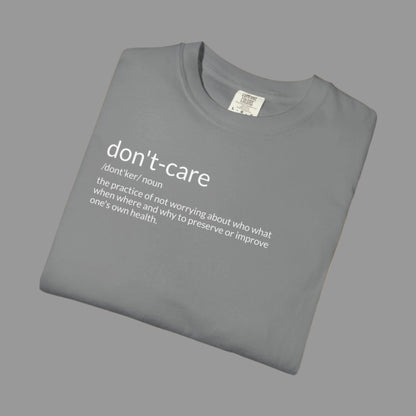 folded gray t-shirt on white background