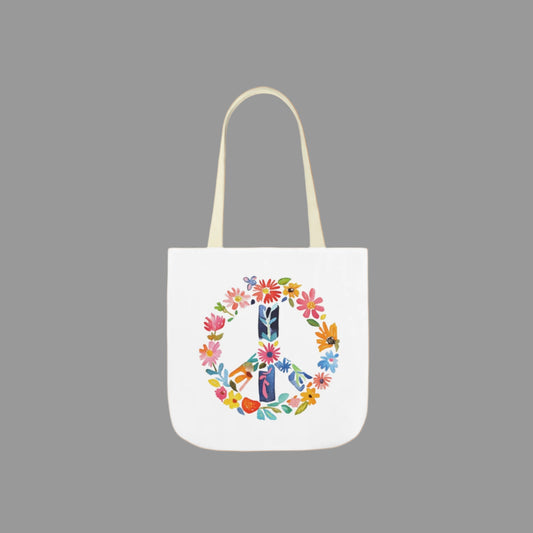 flower bag, floral print, flower, shoulder bag, canvas bag