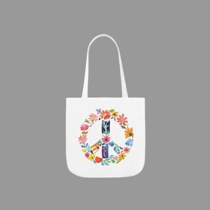 flower bag, floral print, flower, shoulder bag, canvas bag