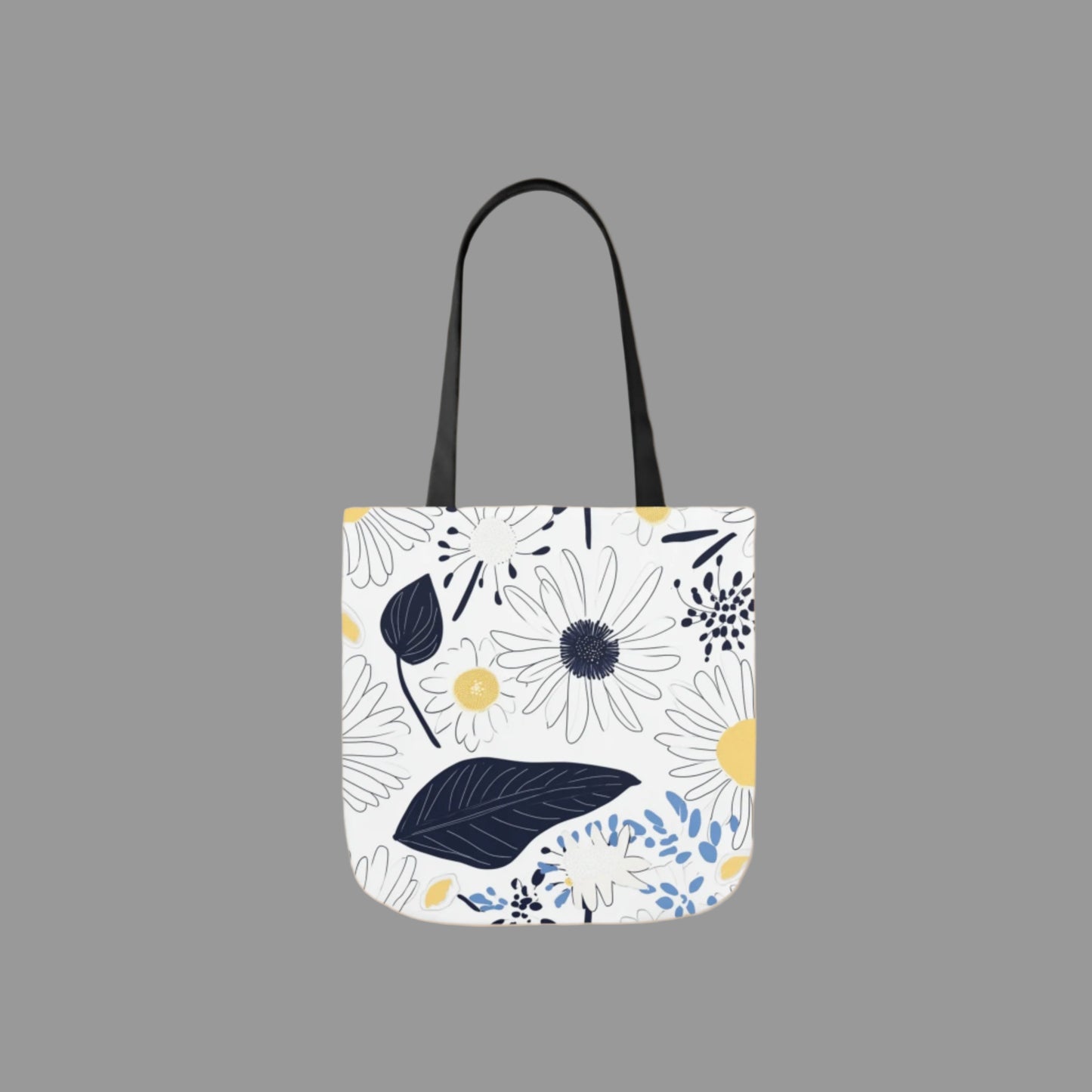 Shoulder  bag, weekend bag, sustainable bag, drawing, floral print, canvas bag