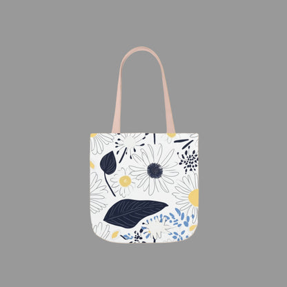 Shoulder  bag, weekend bag, sustainable bag, drawing, floral print, canvas bag