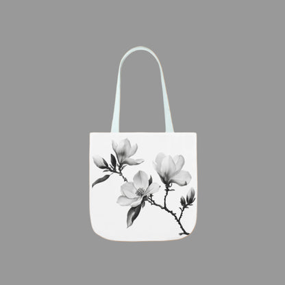 Flower, floral, shoulder bag, weekend bag, graphic bag