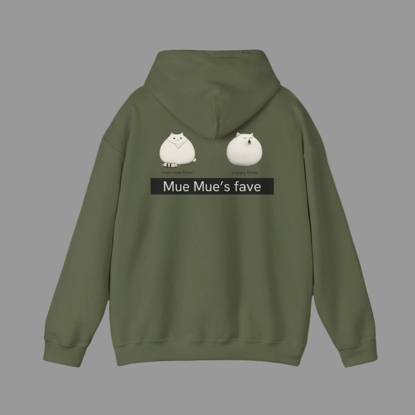 green hoodie fave cats