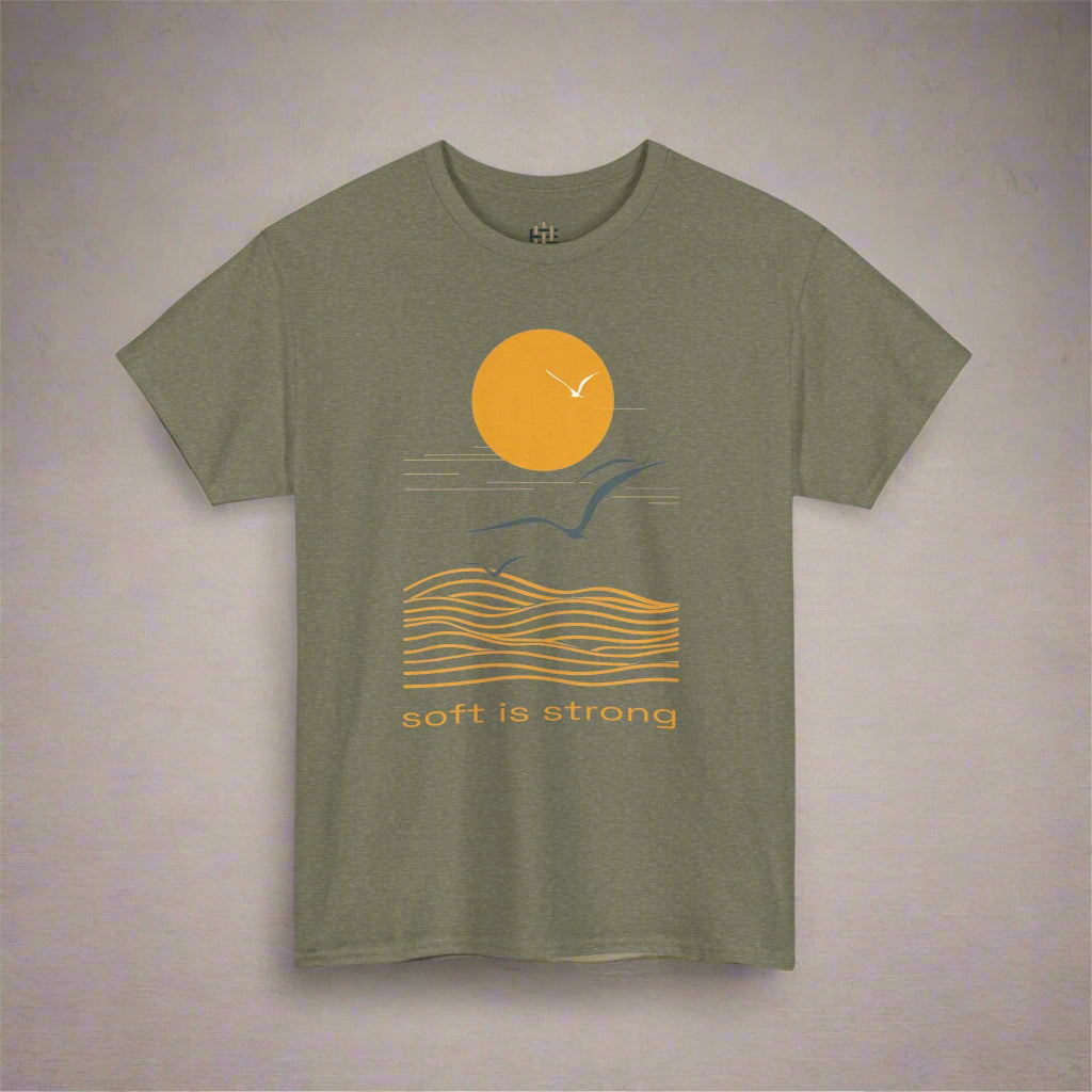 gray t-shirt n white background