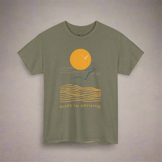 gray t-shirt n white background