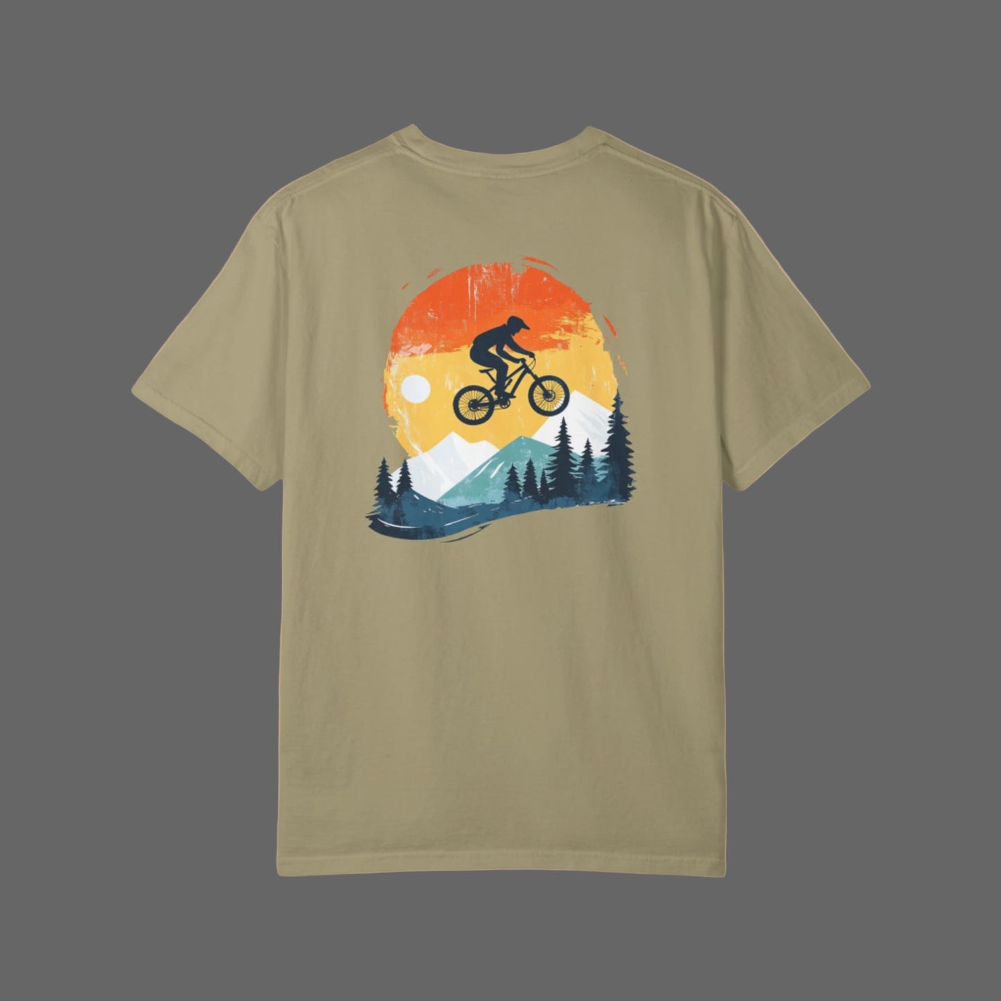 khaki back white background