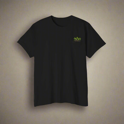 sprouting tree pocket tee black 